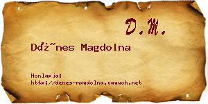 Dénes Magdolna névjegykártya