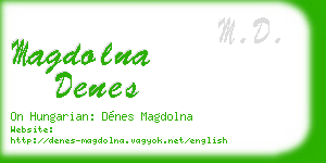 magdolna denes business card
